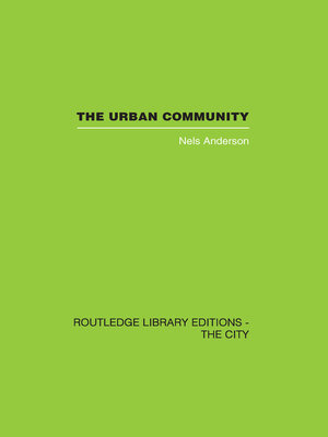 cover image of The Urban Community